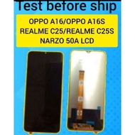 Oppo A16 A16S REALME C25 C25S NARZO 50A LCD