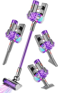 4-in-1 Kids Vacuum That Really Works Toddler Pretend Play Cleaning Toy Set with Real Suction Toys Wo