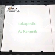 Granit putih polos Essenza absolute White 60x60 kilat / polished