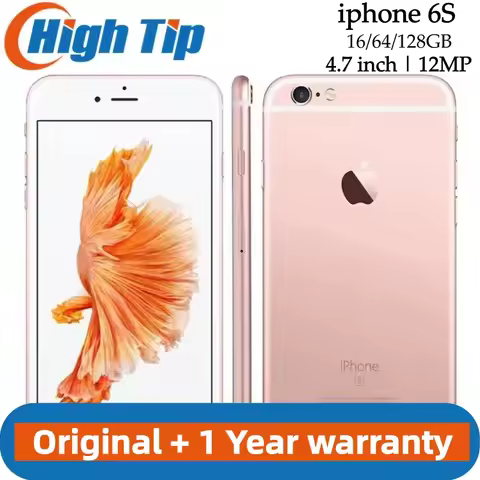 Unlocked Original 6S Apple Iphone 6S Smartphone 4.7 IOS 16/64/128GB ROM 2GB RAM 12.0MP Dual Core A9 