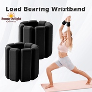 500G/900G/2000G 2Pcs Weighted Wristband Sports Ankle Wrist Running Yoga Aerobics Sports Negative Gra