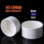 2pcs Pipe Cap PVC End Cap Thicken Wall PVC Connector Aquarium Adapter DIY Parts 3 Color Available 63