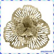 [AmlesoaeMY] 3D Metal Wall Art Decor Wall Art Sculpture Collectible for Indoor