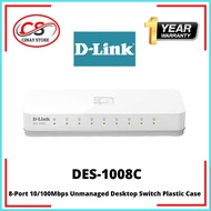 SWITCH D-LINK 8 Port DES 1008C Dlink