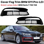 Fog Trim For bmw G11 G12 Pre-LCI Chrome Cover Fog Lamp Front Grill 730 750L