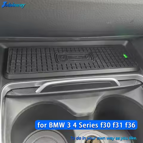 Car Phone Holder Charging Pad Fast 15w Wireless Charger For BMW 3 Series F31 F30 F32 F33 F34 F36 F33