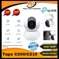 TP-LINK Tapo Pan/Tilt Home Security Wi-Fi Camera C200/C210 - Sound and Light Alarm, Two-Way Audio, Advanced Night Vision
