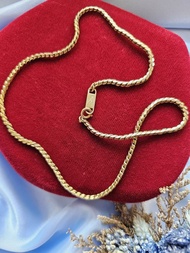 美國西洋古董飾品 / Amway波浪S型個性項鍊/懷錶鍊