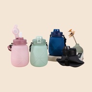 BPA Free Silicone Water Bottle 1.3L Large Capacity Sports Water Bottle Portable Foldable Water Bottl