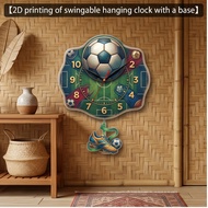 2D Acrylic Creative Football Swing Clock