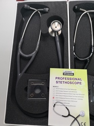 LB-501 Dr Laennec Brumann Cardiology Dual-Head Stethoscope - Grey
