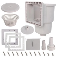 Above Ground Pool SkimmerThru-Wall Skimmer with Accessory Swimming Pool SkimmerOpening Width 6 Inche