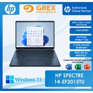 HP SPECTRE X360 14-EF2015TU LAPTOP (i7-1355U,16GB,1TB SSD,13.5" 3K2K (3000 x 2000)IRIS XE GRAPHICS,WIN11) FREE SLEEVE