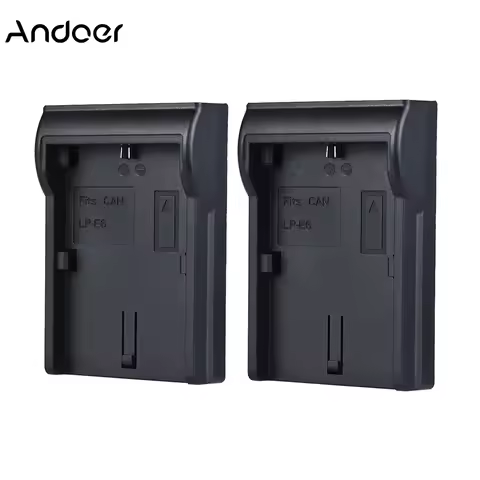 Andoer 2pcs DMW-BLF19E Battery Plate for Neweer Andoer Dual/Four Channel Battery Charger for Nikon S