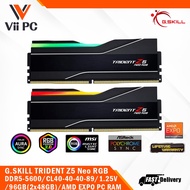 G.SKILL GSKILL TRIDENT Z5 Neo RGB DDR5-5600/CL40-40-40-89/1.25V/96GB(2x48GB)/AMD EXPO Support/LimitedLifetime Wty PC RAM