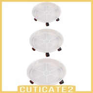 [Cuticate2] Plant with Rolling Plant Stand Multifunctional Round Pot Mover Plant for Potted Plant