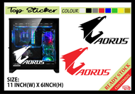 AORUS STICKER CPU DESKTOP COMPUTER LAPTOP