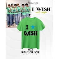NCT WISH I WISH THIS LOG IN CONCERT T-SHIRT - GREEN