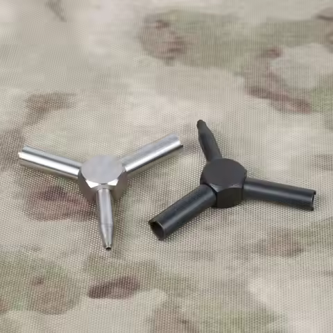 Outdoor hunting Gas Valve Key Steel Triple Force Magazine Charging Tool For GBB AEG KSC WA Airsoft G
