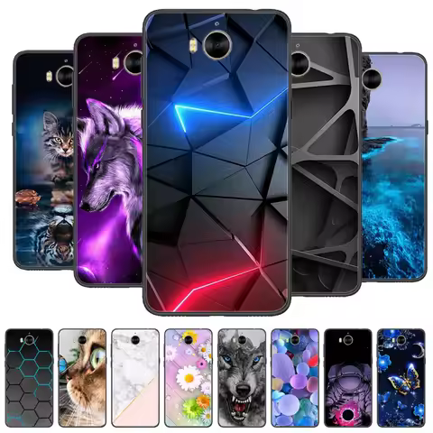 For Huawei Y5 2017 / Y6 2017 Case Soft Silicone Phone Case For Huawei Y5 2017 Back Cover For Huawei 
