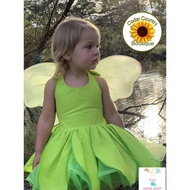 [READY STOCK]Tinker Bell Costume Princess Dress With Wings