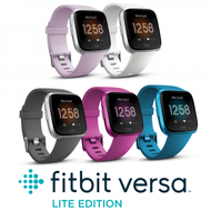 fitbit - [5色可選] Versa Lite 輕量版 智能運動手環/手錶 黑色 [平行進口]│防水、心率追蹤、改善睡眠、健康偵測、女性健康追蹤
