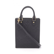 路易威登 Petit Sac Plat 單肩手提包 M81417 Monogram empreinte Noir LV