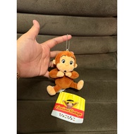 GANTUNGAN [NEW] Curious George newtag doll keychain Original