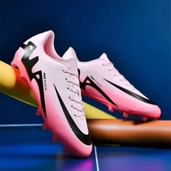 New Long Spikes Sneakers Soccer Shoes Cleats Men Breathable Indoor Football Boots Training Drop Ship