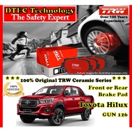 Toyota Hilux GUN125 Revo Rocco TRW DTEC Ceramic Brake Pad Front Pair Specialist