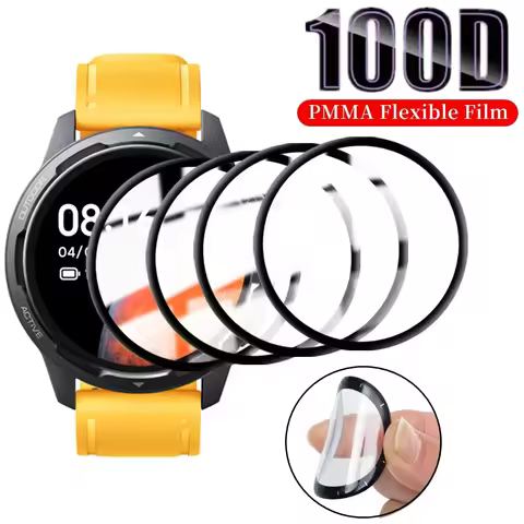 3D Curved Edge Screen Protector for Xiaomi Watch S1 Active Smartwatch Soft Protective Film for Mi Wa