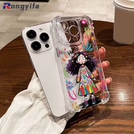 Cartoon Girl Phone Case For Vivo Y19s 4G Y300 Y37 V40 Pro Lite V40E Y200 X200 Pro Mini Y28 iQOO 13 Z