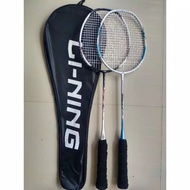 [PAKET LENGKAP] RAKET BADMINTON YONEX / LINING LOKAL SENYAWA TANPA SAMBUNGAN KUALITAS BAGUS ISI 2 RAKET + TAS + BONUS KOK GRIP