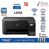 Epson EcoTank Printer L3210 / L3250 All-in-One Ink Tank Printer WITH ORIGINAL INK.
