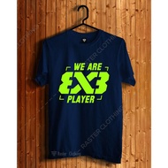 We Are 3X3 Player Basketball Tees 3vs3 Player
