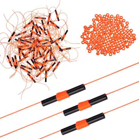 50Pcs Bobber Stops for Fishing floats Slip Bobber Stopper for Fishing Bobber Floating Stopper for Sa