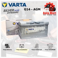 Bateri Kereta / Car Battery - Varta Silver Dynamic - AGM - G14 - 95AH - Germany Spec