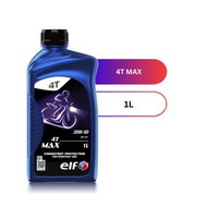 ELF moto 4T max 20W50 engine oil 4 Tech 20W-50 1L engine oil elf minyak hitam motorcycles scooters