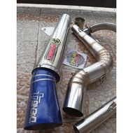 ♞DAENG SAI4 OPEN PIPE WITH SILENCER FOR BAJAH CT 100