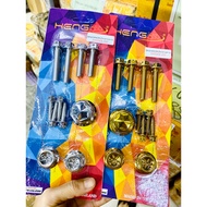 HENG HANDLE BAR/ BUTTERFLY BOLT SET RAIDER150 CARB