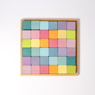 GRIMM'S Square, 36 Cubes, pastel