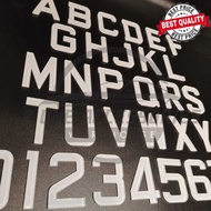 Car Number plate / Nombor Plate kereta WHITE CRYSTAL ( 41x60x4mm ) 700pcx/BOX