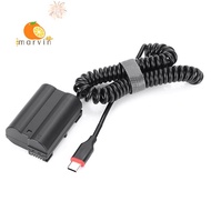 EN-EL15 Dummy Battery DC Power AC Adapter for  D7000 D7100 D7200 D750 D800E D810A Z5 Z6 Z7 II Camera