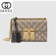 LV_ Bags Gucci_ Bag 409487 Padlock small bee shoulder Women Handbags Top Handles Shoulder FQ86