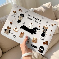 Shesell Clear macbook Case (Matte) Dachshund Coffee Pro13/14/15 A3240 M4