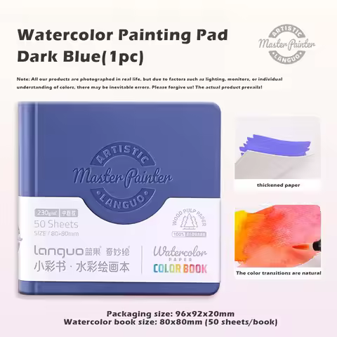 Creative Tearable Watercolor Sketchbook Pocket Portable Watercolor Painting Pad Thickened Watercolor