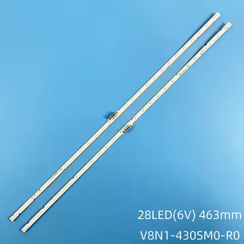 Kits TV's LED Lanes Bars 43"-NEW EDGE-28ea-180223-7020 Anode Backlight Strips V8N1-430SM0-R0 180226 