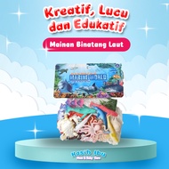 Marine Animal Toys Marine World Ocean Contents 12pcs Sea Animals Kids Toys Learn To Know Sea Animals