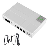 UPS Uninterruptible Battery Backup 10400mAh DC 5V 9V 12V 1A Router UPS Battery Backup for LED Light 