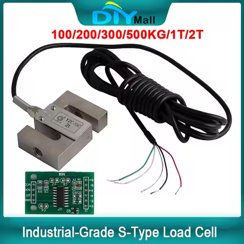 YZC-516C S-Type Load Cell | 100kg-2T Capacity | High Precision Weighing Sensor | for Industrial/Elec